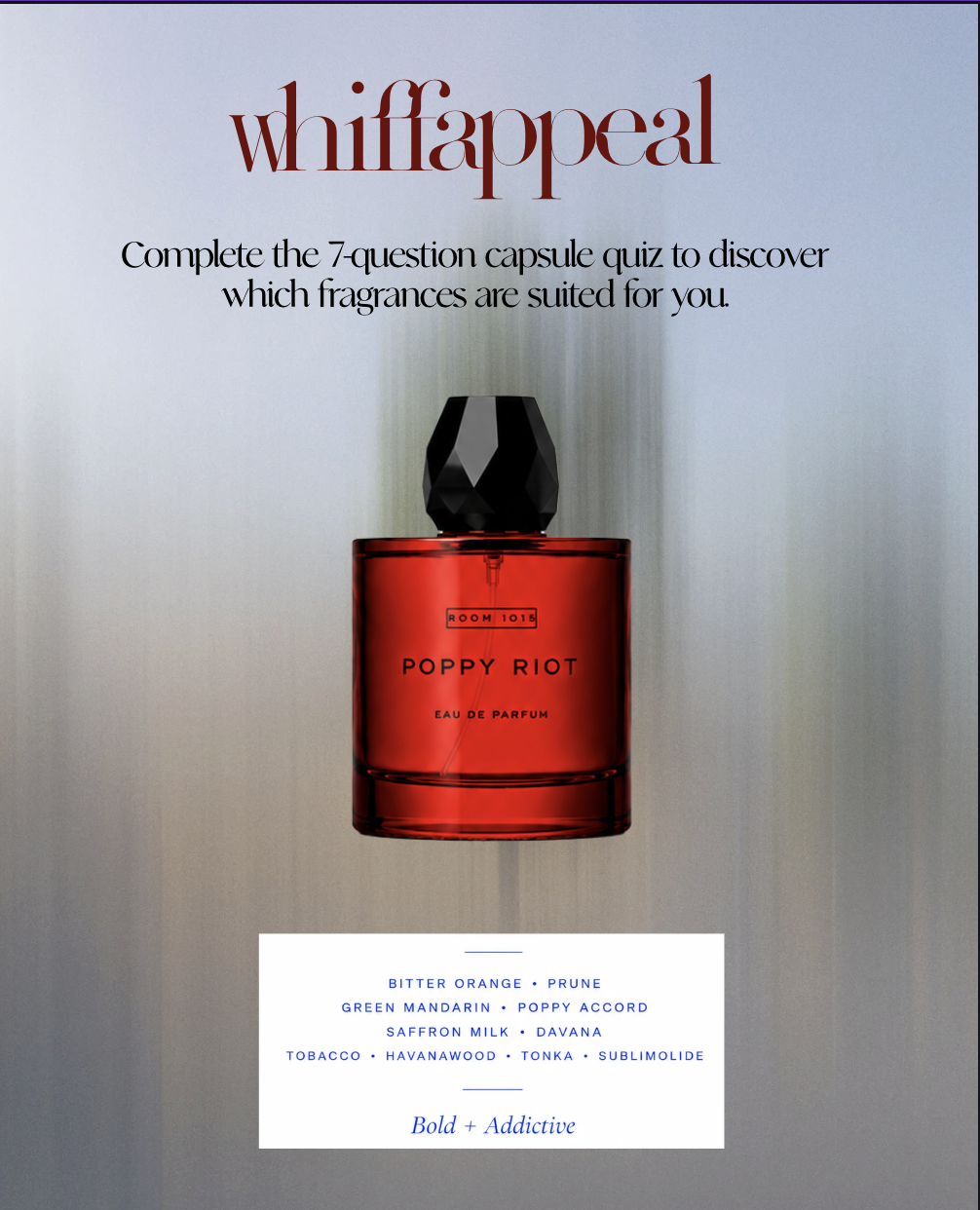 Whiff Appeal — AI Fragrance Discovery Platform